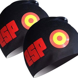 gorro natación con bandera de españa con forma de diana