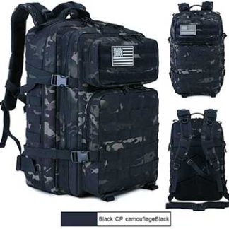 Mochila militar negra