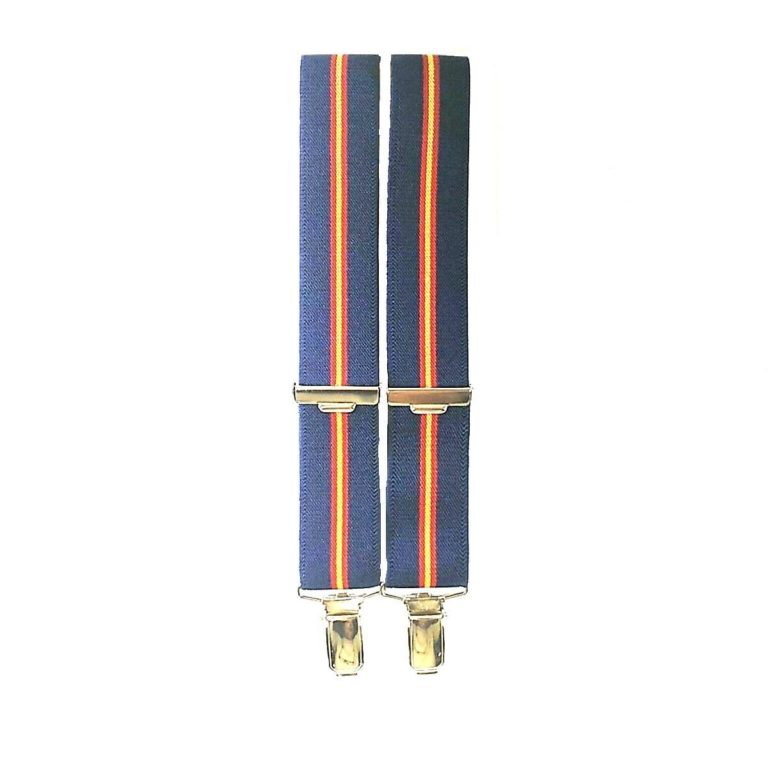 tirantes con la bandera de España colo azul marino