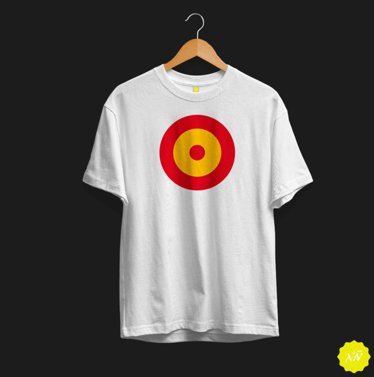 Camiseta con diana en el centro
