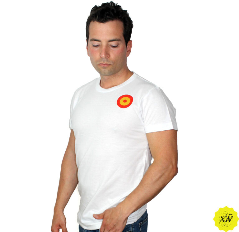 camiseta con dibujo aviación española