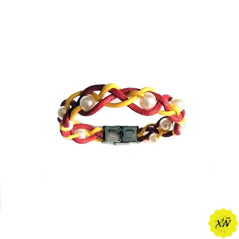 Pulseras bandera España mujer