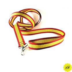 correa para perro de la bandera de España
