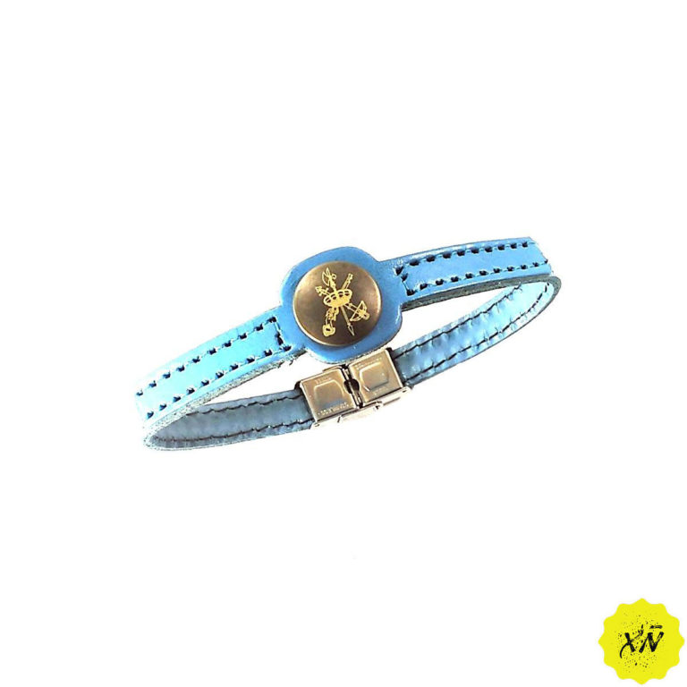 Pulsera de piel escudo Legión