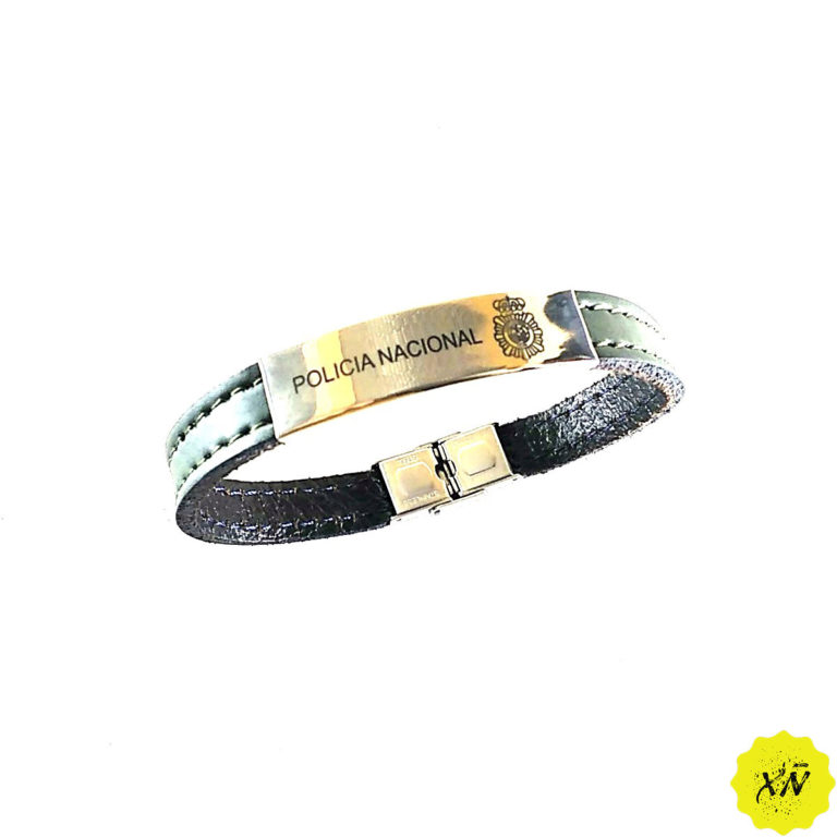 pulsera Policía Nacional color negro