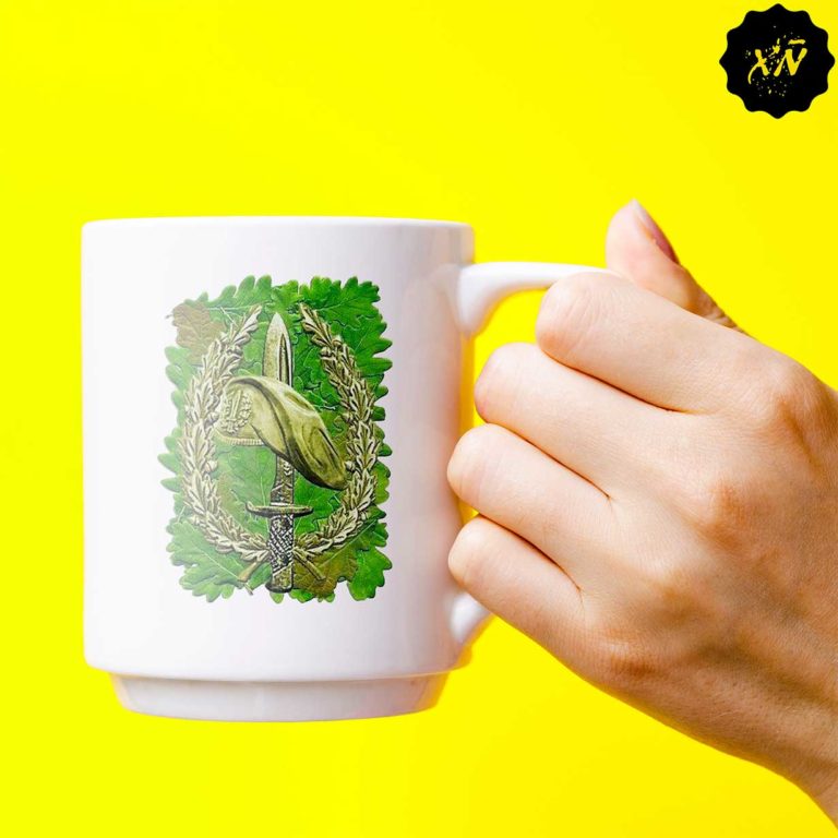 taza de ceramica con escudo BOEL