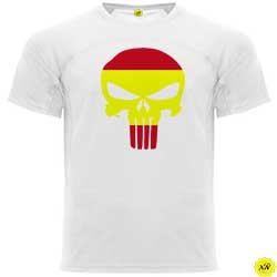 calavera the punisher bandera de España
