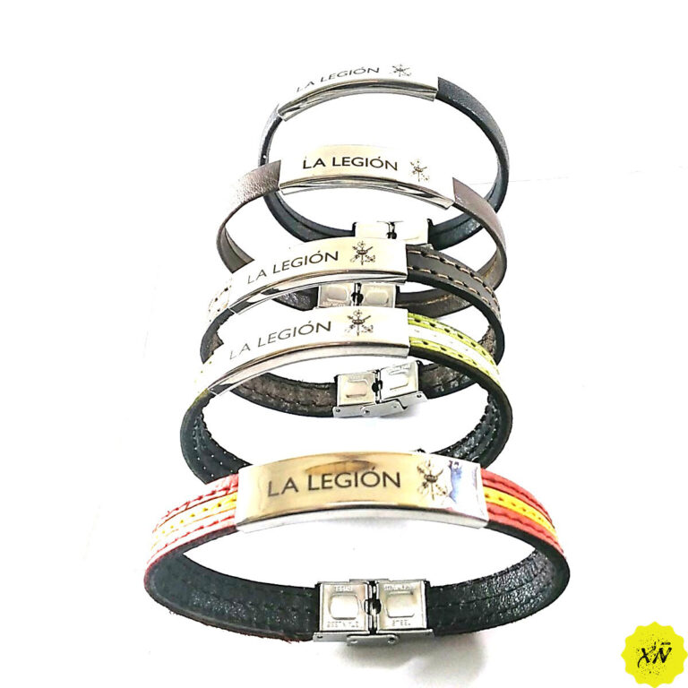 Pulsera Legión española piel