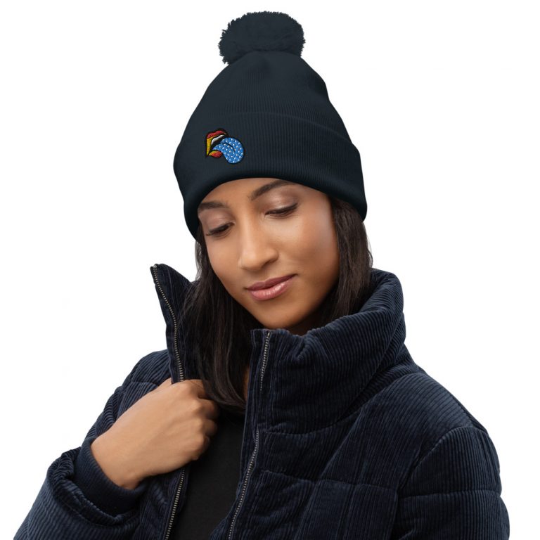 Gorro con pompón labio España