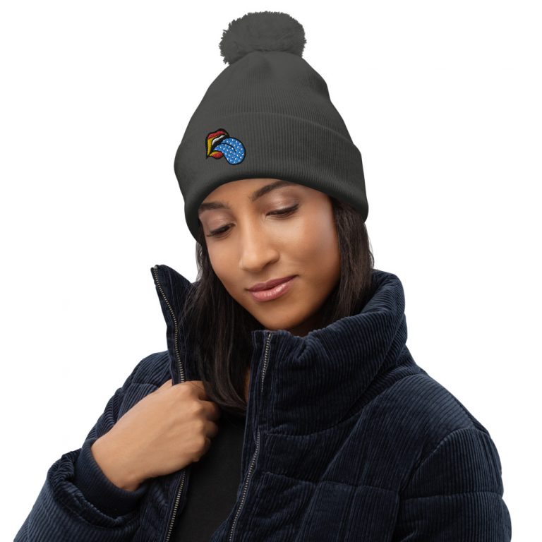 Gorro con pompón labio España