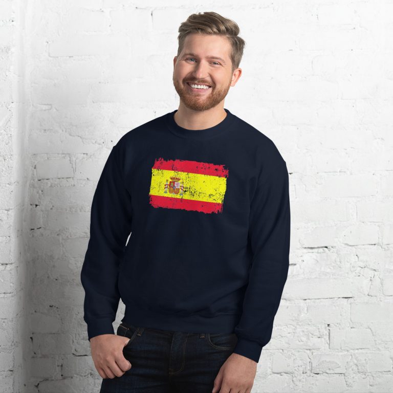Sudadera con bandera española