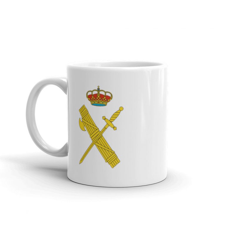 Taza con escudo Guardia Civil