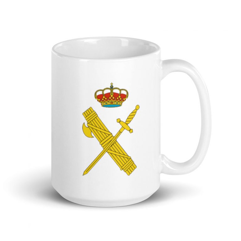 Taza con escudo Guardia Civil