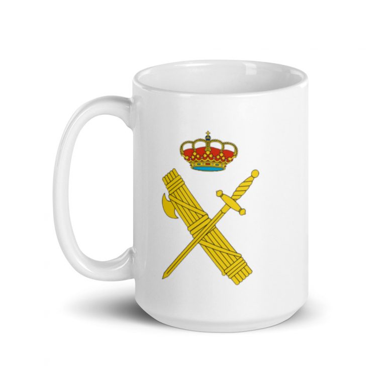 Taza con escudo Guardia Civil