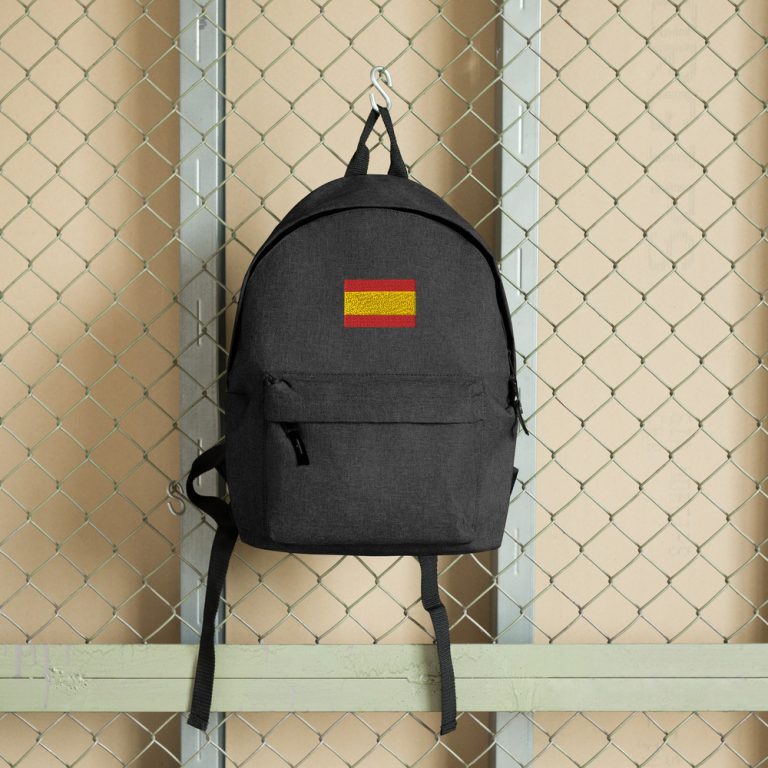 Mochila bandera de España bordada - Imagen 8
