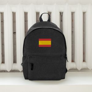Mochila bandera de España bordada