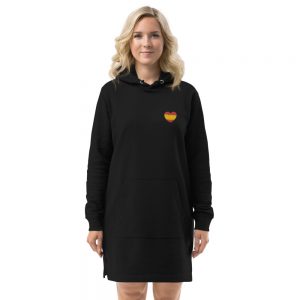 Vestido sudadera corazón España bordado