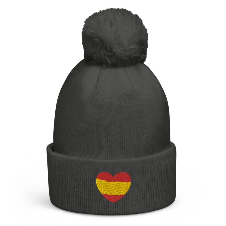 Gorro con pompón corazón España