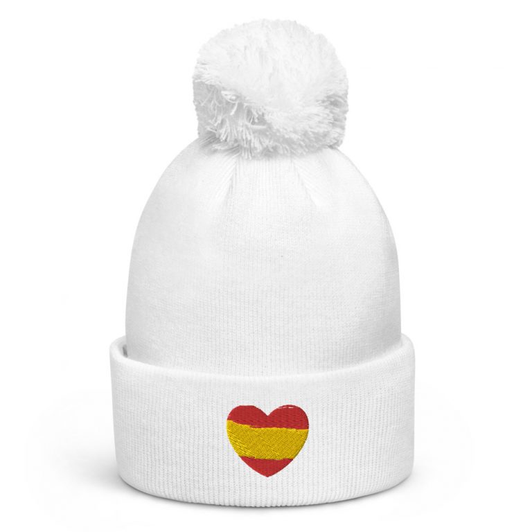 Gorro con pompón corazón España