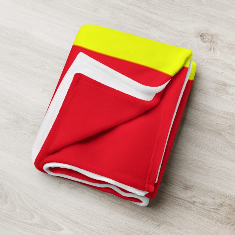 Manta con la bandera de España