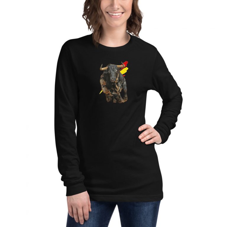 Camiseta manga larga con toro de España