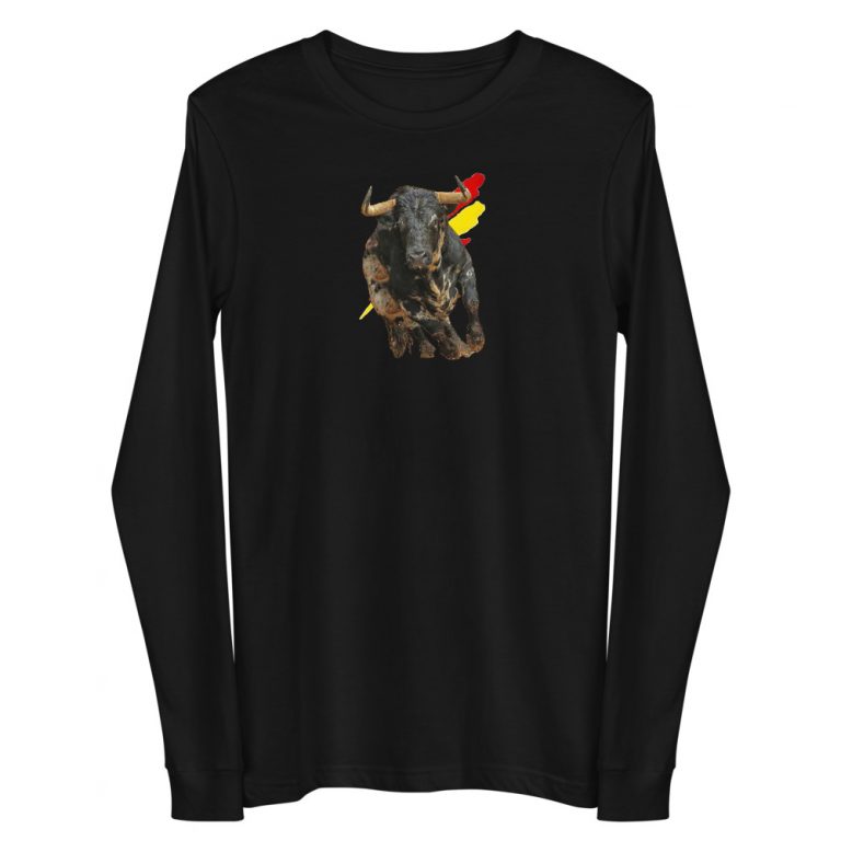 Camiseta manga larga con toro de España